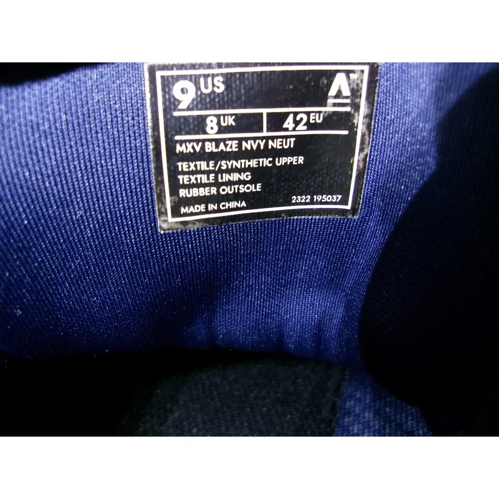 Abeo MXV Blaze‎ Sneakers Mens 9 Navy Blue Momentum Athletic Walking